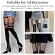 Forhandy 3 Paar Strumpfhosen Für Damen Sexy Reizvolle Netzstrumpfhose Schwarz Hohe Strümpfe One Size Fischernetz Strumpfhosen Halterlose Strümpfe
