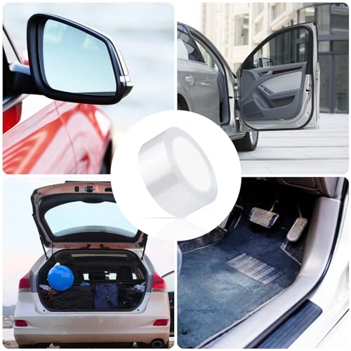 Tekenewbse Lackschutzfolie Transparent, 5 cm × 10 m Schutzfolie Fahrrad, Kantenschutz Transparent Auto Selbstklebend, Universal Lackschutzfolie für Auto, Motorhaube, Fahrrad, Motorrad Einstiegsleisten