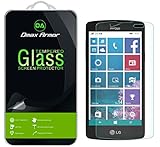 LG Lancet Glass Screen Protector, Dmax Armor® [Tempered Glass] Ballistics Glass, 99% Touch-screen Accurate, Anti-Scratch, Anti-Fingerprint, Bubble Free, [0.3mm] Ultra-clear -Retail Packaging