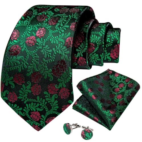 Set de corbatas anchas para hombre con accesorios para fiesta