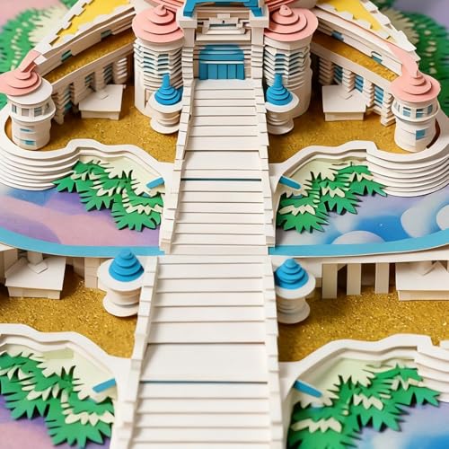 Bloc-mémo 3D en papier de décoration d'intérieur haut de gamme