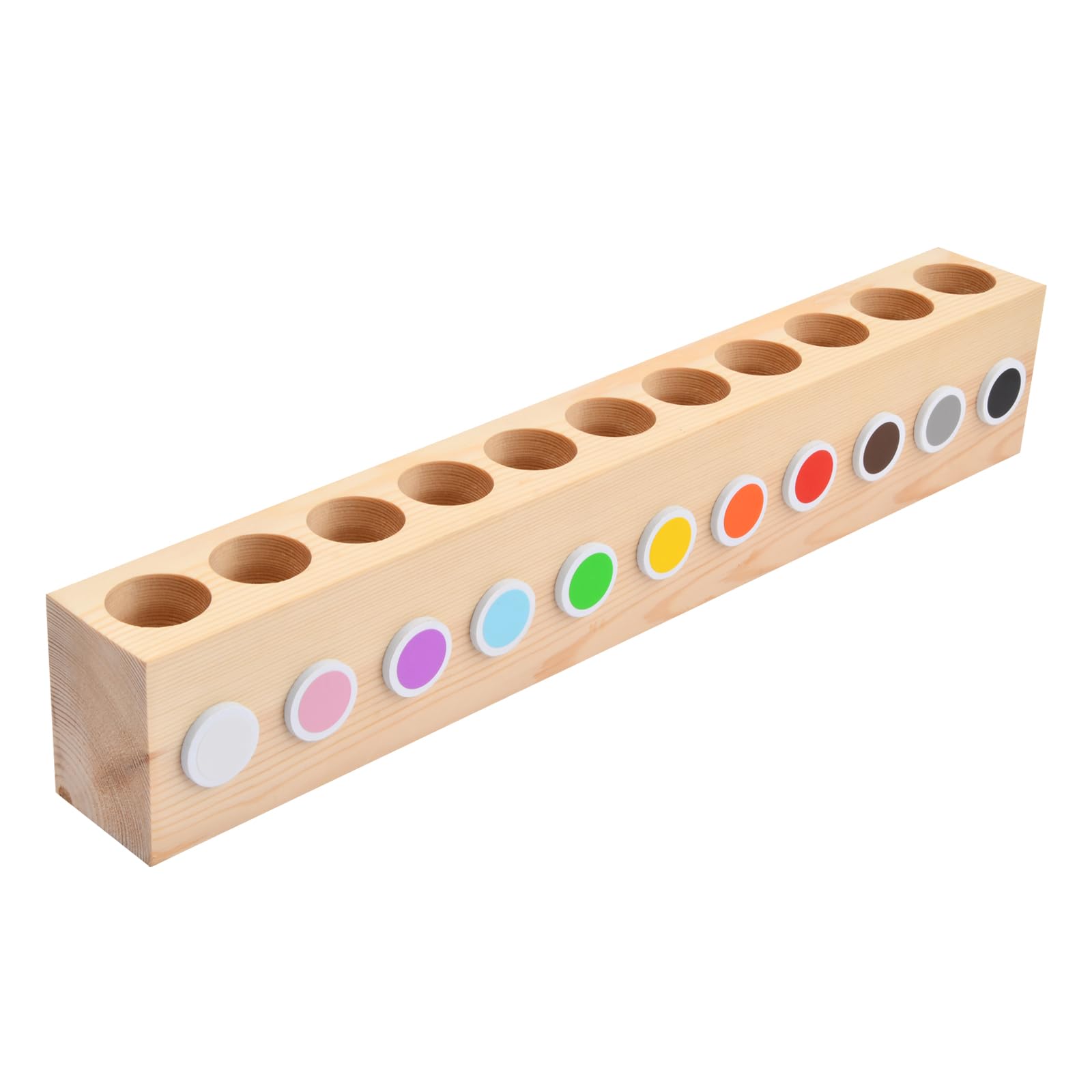 Madera Portalápices Organizador Escritorio, Portalápices de Madera Cuadrado Organizador Rotuladores, Porta Lápices de Bambú, Soporte para Bolígrafos de Madera para el Hogar, la Oficina y Escuela