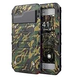 Beasyjoy Strong Case Compatible with iPhone 6 / 6s, Military Grade Durable Metal Case with Built-in Screen Protective Heavy Duty Cover Dropproof Shockproof Waterproof Rugged Defender for Outdoor,Camo