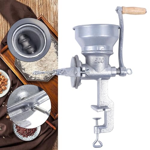 Moulin à café manuel et broyeur à céréales compact pour cuisine - 5