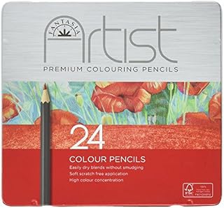 Pro-Art Fantasia Premium Colored Pencil Set, 24 Piece