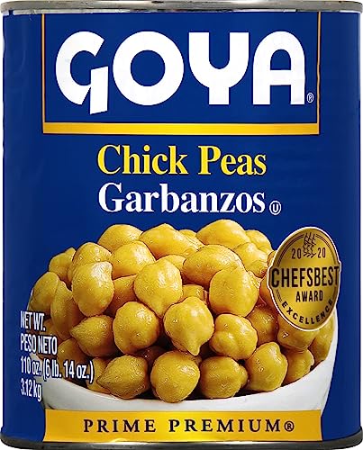 Image of Goya Chick Peas, Garbanzo Beans, 110 Ounce (Pack of 6)