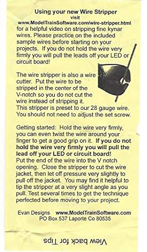 Lights4Models WSTP Small Gauge Wire Strippers by Evan Designs