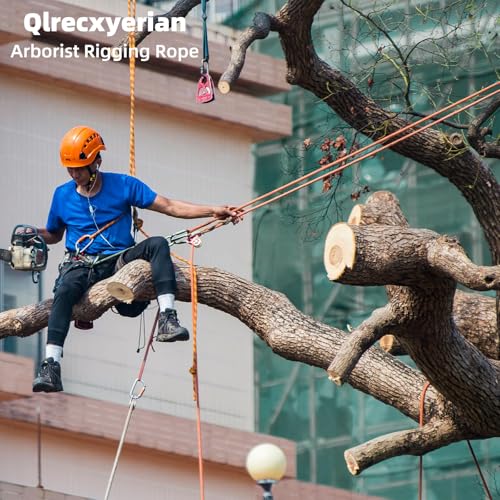 Arborist Rope -1/2 Inch x 200 Ft Black Tree Rope for Adults - for Outdoor Applications Construction Climbing Swing Sailing by Qlrecxyerian - Image 3