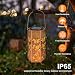 Eandisom Birthday Gifts for Women - Mothers Day Gifts for Mom Grandma, 2 Pack Butterfly Solar Lanterns Outdoor Waterproof, Butterflies Solar Lights Outdoor Hanging Garden Decor for Outside gallery 3