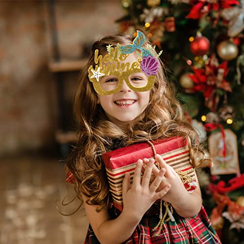 LUOZZY 4pcs Hawaiian Glasses Frames Funny Sunglasses Frames Photo Props Hawaiian Party Supplies