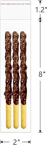 Miniatura 6 de DecorBess Bolsas de celofán resellables largas de 3 x 11 pulgadas, 200 bolsas adhesivas transparentes OPP bolsas de celofán autosellantes de 2 mil