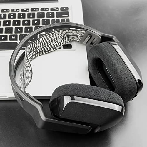 Image of SOULWIT Mesh Fabric Professional Earpads Replacement for Logitech G733 G535 G335 Lightspeed Wireless Gaming Headset, Ear Pads Cushions with Comfort Noise Isolation Foam - Black