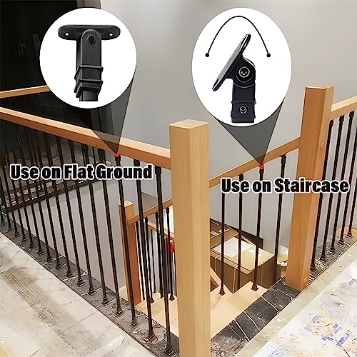Barre de garde-corps d'escalier en métal rigide pour sécuriser vos marches intérieures - 3