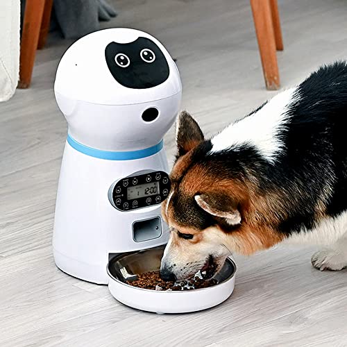 Comedouro Pet Automatico 3.5l Usb Com Temporizador E Gravador, Comedouro Automático Para Cães E Gato