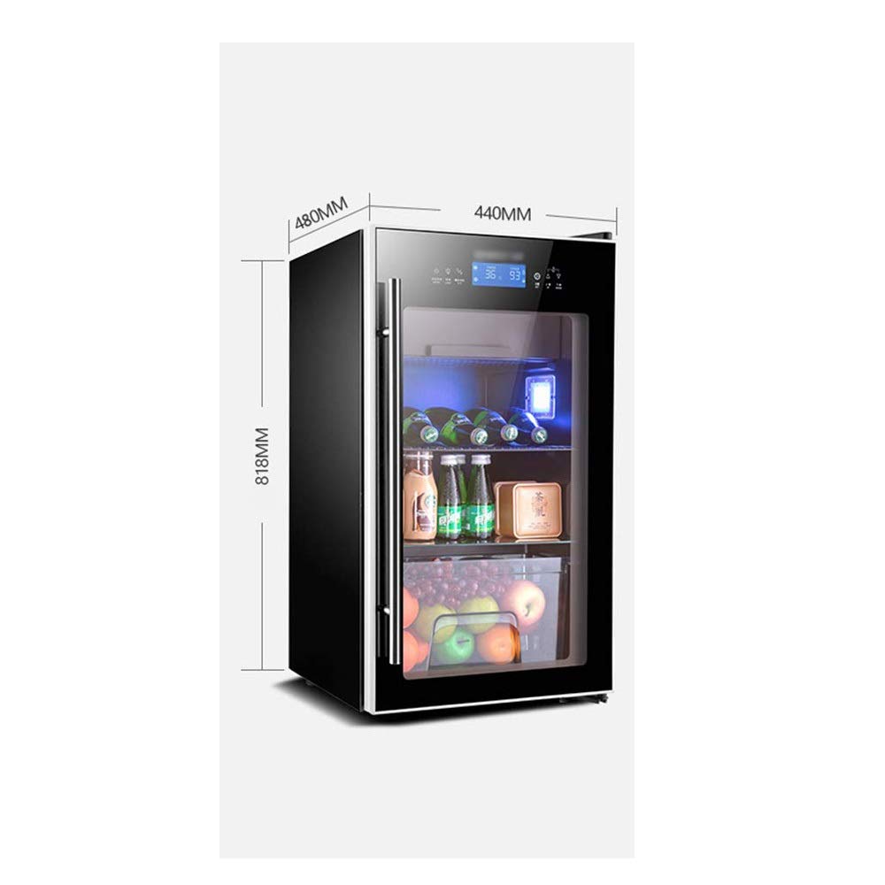 Dingyxin Built-In Wine Cooler With Dual Cooling Zones, Free-Standing Beverage Refrigerator With Glass Door, Beverage Refrigerator For Home Bar Or Office on Fridge.com - View 2