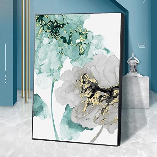 Impression sur toile paysage abstrait fleur KEBIA déco murale