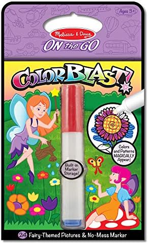 Melissa & Doug On the Go ColorBlast! Activity Book: Fairy - 24 Pictures and No-Mess Pen