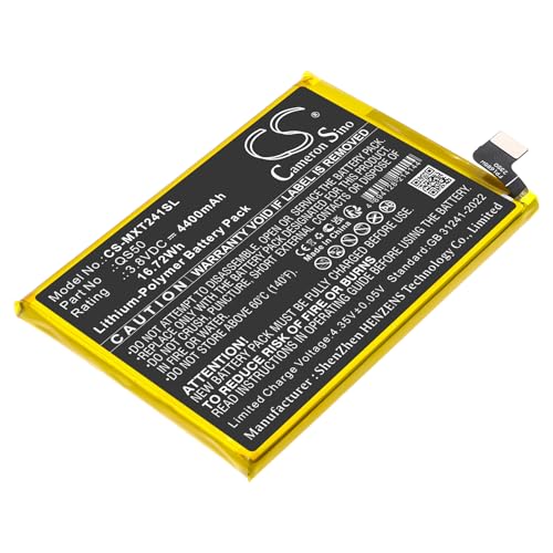 TECHTEK Batería 4400mAh Compatible con [Motorola] Moto G Stylus 5G, XT2419 (2024) sustituye QS50
