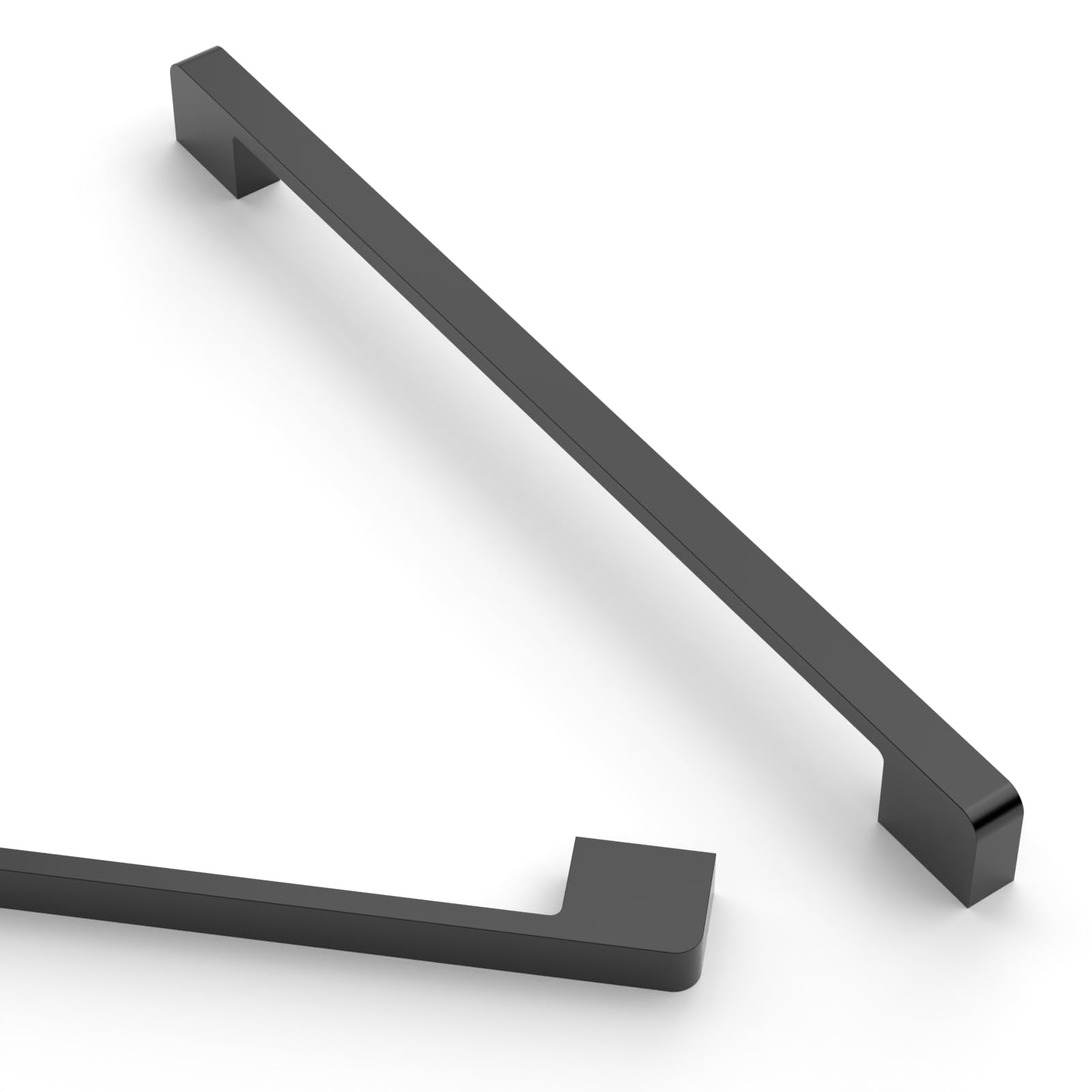 Asidrama 10 Pack 10 Inch(256mm) Matte Black Kitchen Cabinet Handles, Cabinet Pulls Kitchen Cabinet Hardware for Cupboard Drawer Handles