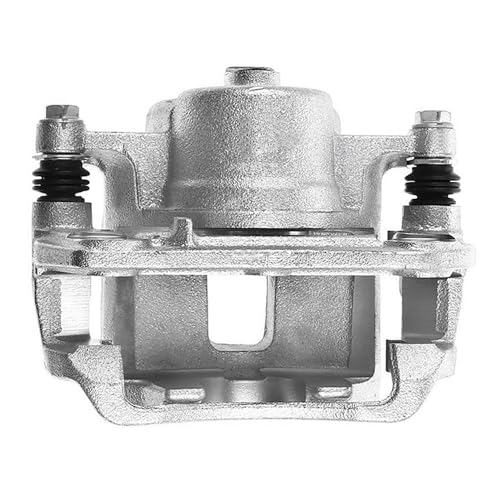 Image of Detroit Axle - Front Right Brake Caliper for Chevrolet Cobalt Pontiac G5 Pursuit Saturn Ion Passenger Side Brake Caliper with Bracket Replacement
