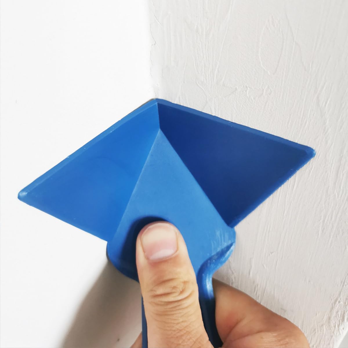 2 Pezzi Cazzuola Per Angoli Interni, Cazzuola Per Angoli in Cartongesso, Strumento Per Raschiare L'edificio, Blu