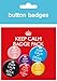 Price comparison product image GB eye LTD, Keep Calm, and Carry On, Badge Pack, Aluminum, Multi-Colour
