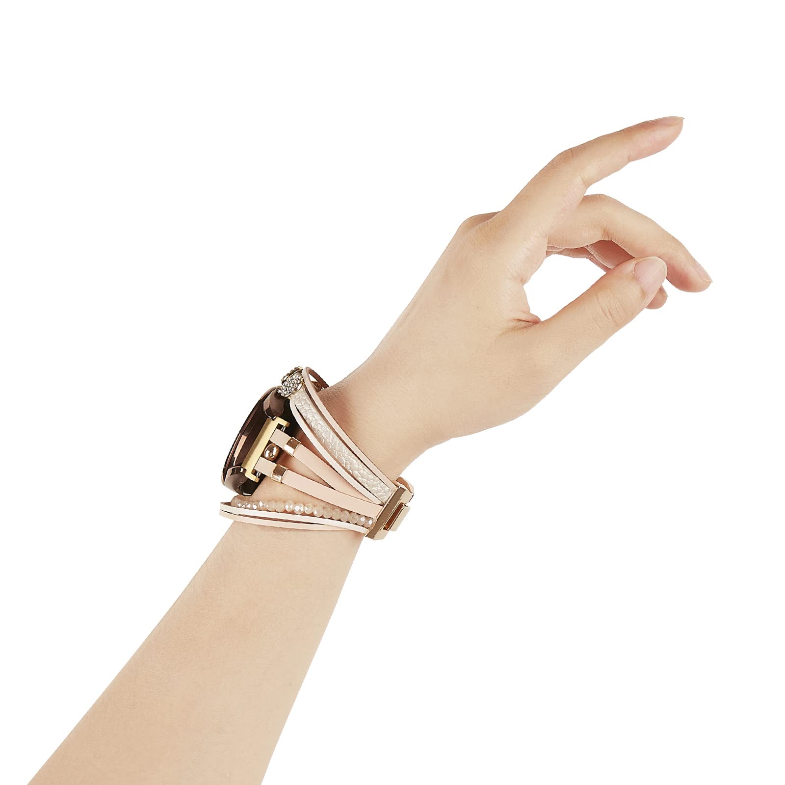 KONAFEI Armband Kompatibel mit Samsung Galaxy Watch 7/FE/6/5/4/3/Active 2 40mm 44mm/5 Pro 45mm/6&4 Classic 43/47mm/42/46mm/3 41mm, 20mm Lederarmband mit Metallschließe
