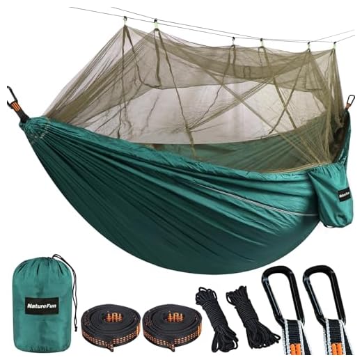 NatureFun Amaca da Campeggio da camping con zanzariera