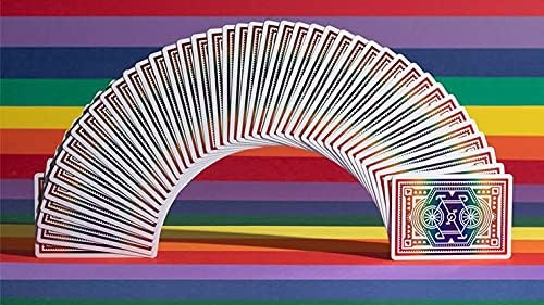 Murphy's Magic Supplies, Inc. DKNG Rainbow Wheels (Purple) Playing Cards by Art of Play