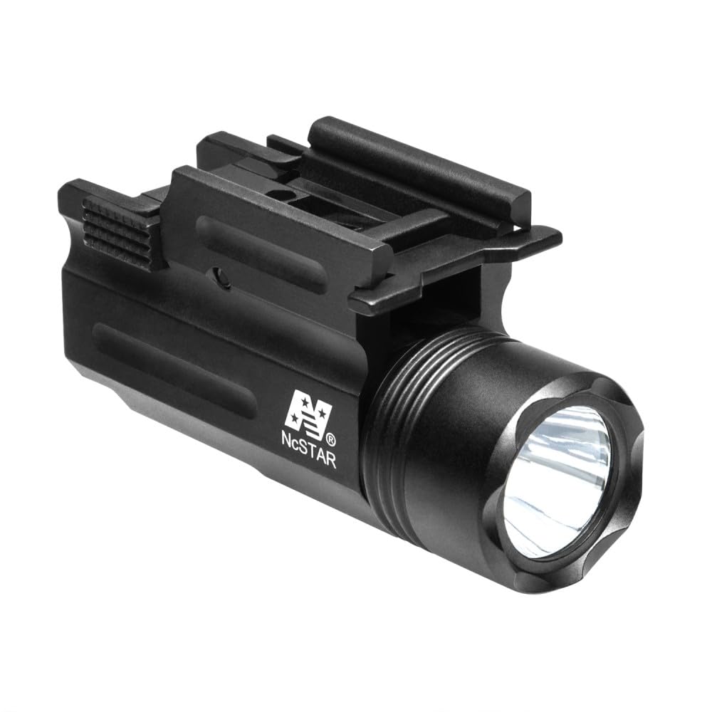 Compact Pistol and Rifle Flashlight Green Laser with Quick Release Weaver Mount (AQPTFLG)