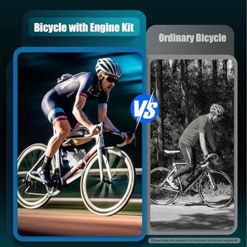Moteur de vélo 100cc 2 temps avec kit CDI complet pour roues 26 et 28 pouces - 7