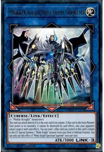 MP18-EN201 1st Ed Mekk-Knight Spectrum Supreme Ultra Rare Card Mega Pack 2018 Yu-Gi-Oh Single Card