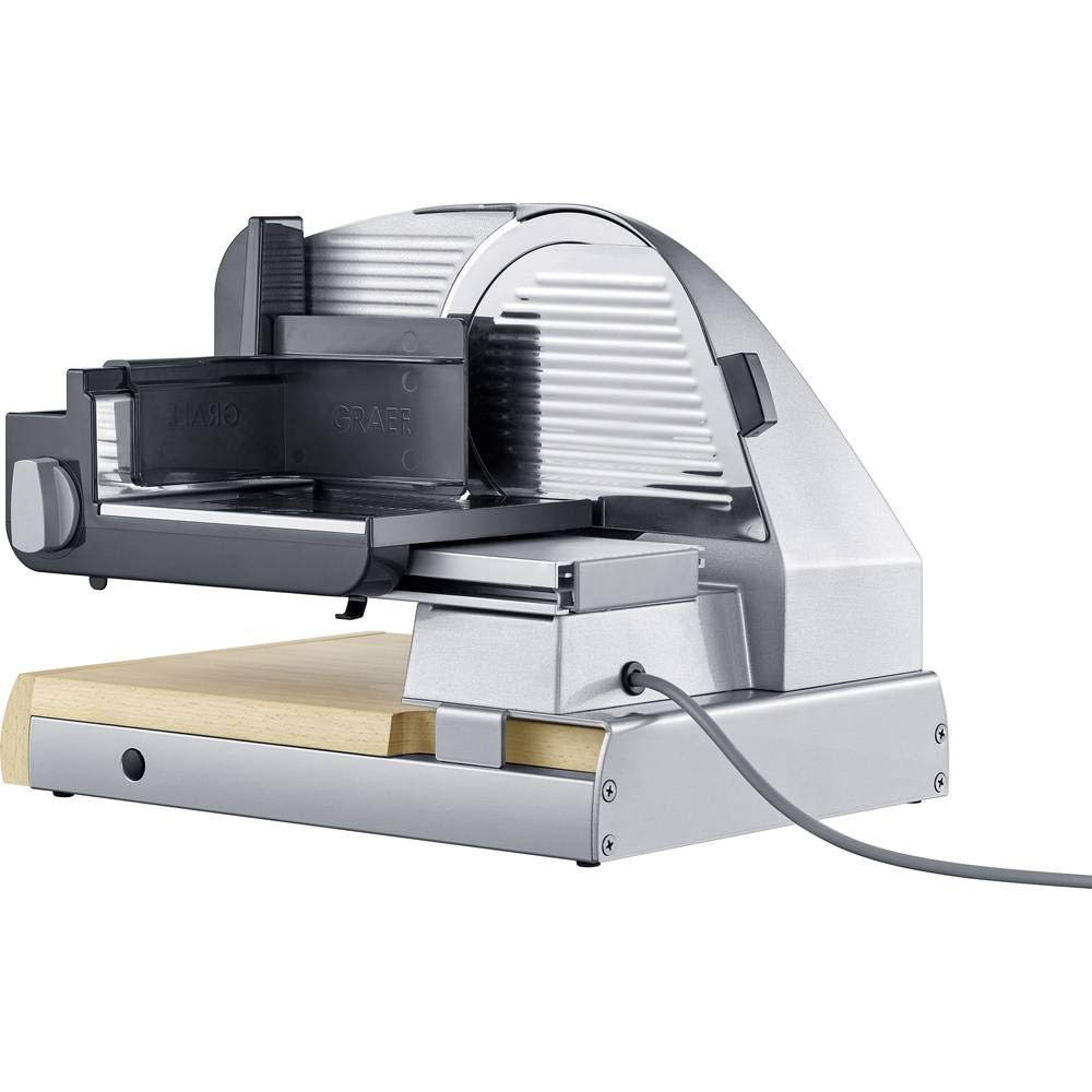 Graef Sliced Kitchen SKS 850 affettatrice S85010 Argento, Legno