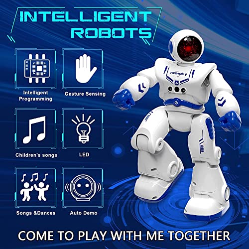 Robot programmable enfant avec télécommande et contrôle gestuel intelligent