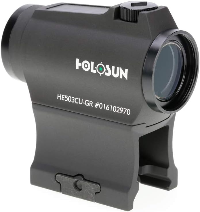HOLOSUN Elite 20mm Multi-Reticle System, Green Solar (HE503CU-GR)