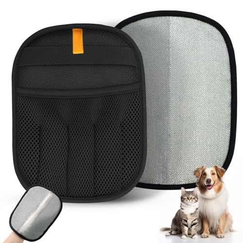 Tierhaarentferner Handschuh 2er Set – Elektrostatischer Fell-Magnet Für Sofa, Kleidung, Auto & Möbel