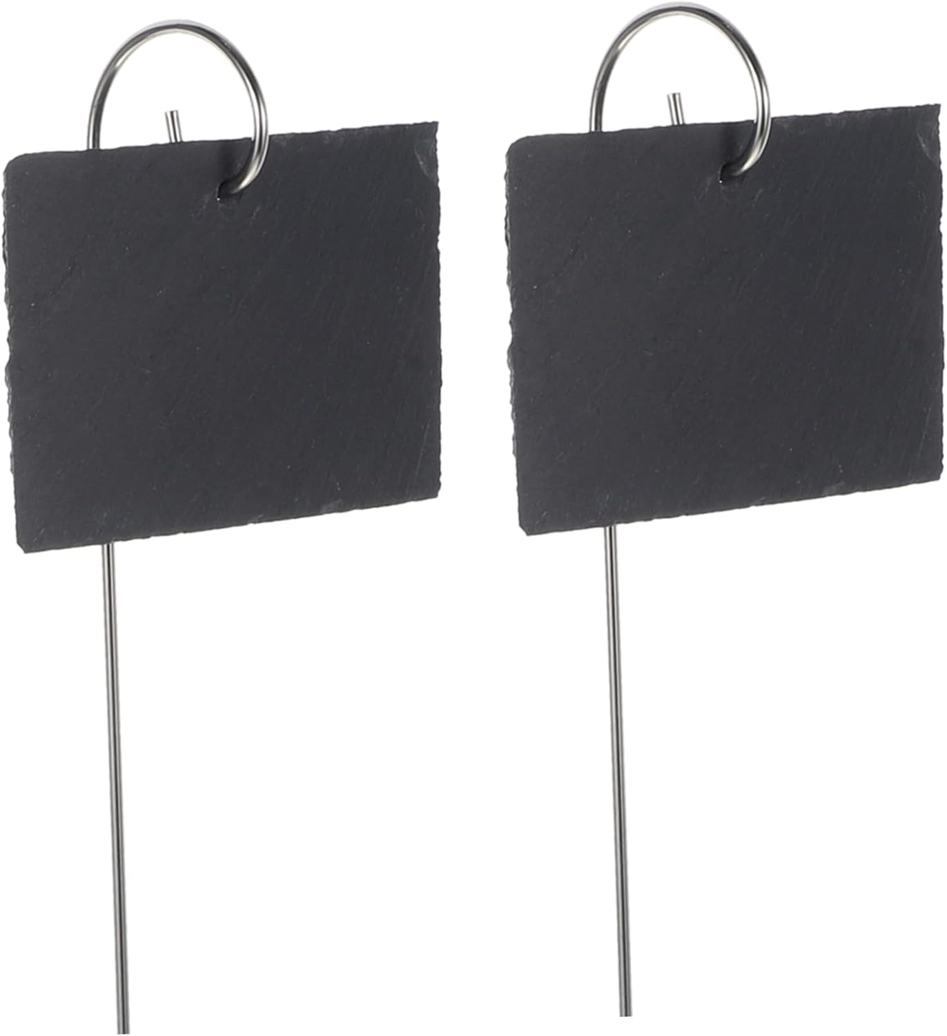 YARNOW 1set Garden Plant Markers Set Stainless Steel and Labels Tags for Potted Plants Flower Beds and Gardens Easy to Use Pen and Sticks