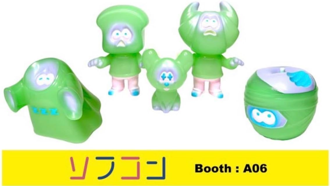 HUMAN ROBOT パン デッド ワッサン ショック 🎮 ソフビ フィギュア PANDEAD