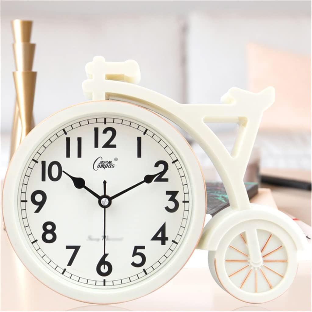 Clock Accessories Home Living Room Seat Clock Desktop Clock Table Table Watch Bedroom Silent Table Clock(E)