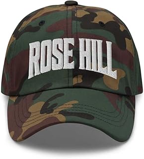 Rose Hill Baseball Cap Rose Hill Dad Hat Virginia VA Hat Embroidered Souvenir