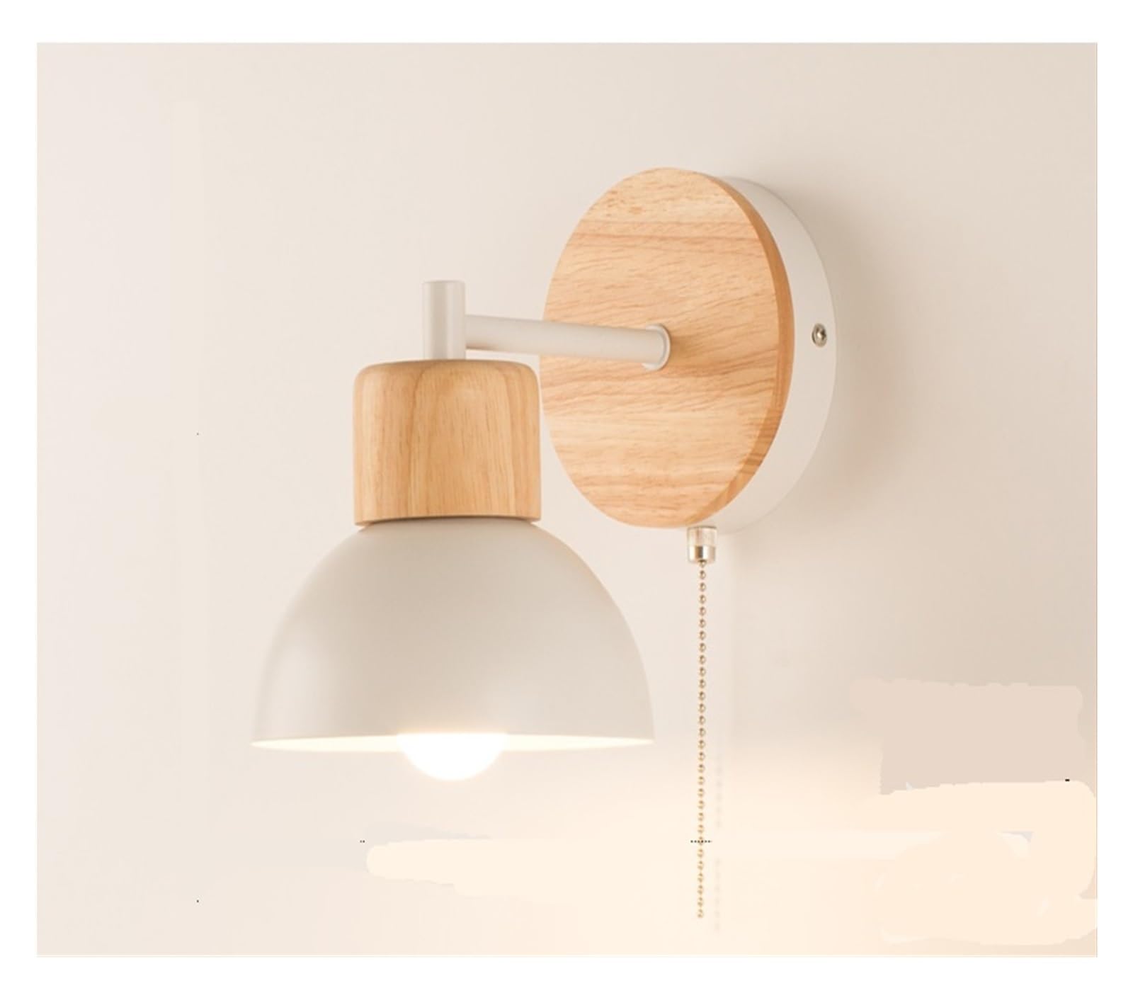 Lampe décorative avec ampoule applique bois design architectural de luxe