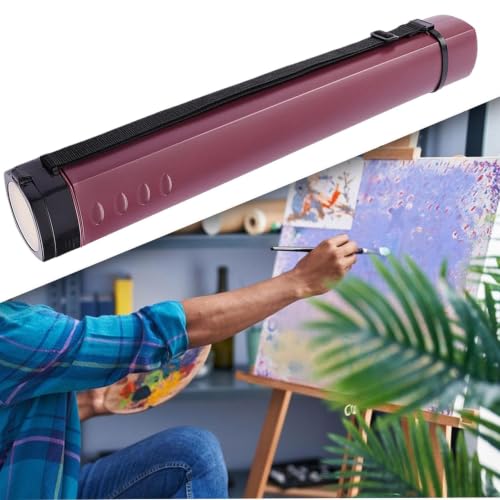 Tubo de cañas de mosca impermeable con soporte extensible para planos 3