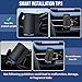 KESOCI Smart Car Air Freshener: Revolutionary Smart Car Diffuser Vent Clip with 3 Exclusive 10 ml Fragrances (3 x Cologne)