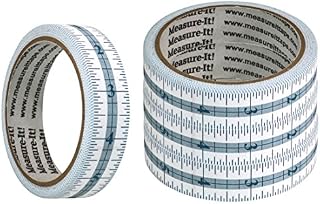 Measure-It 48 Inch Self-Adhesive Measuring Tape - 4 Pack