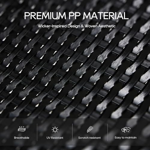 Malol LC56 Outdoor Patio Chair Set Of 4, Plastic Dinning Chairs thumb #6