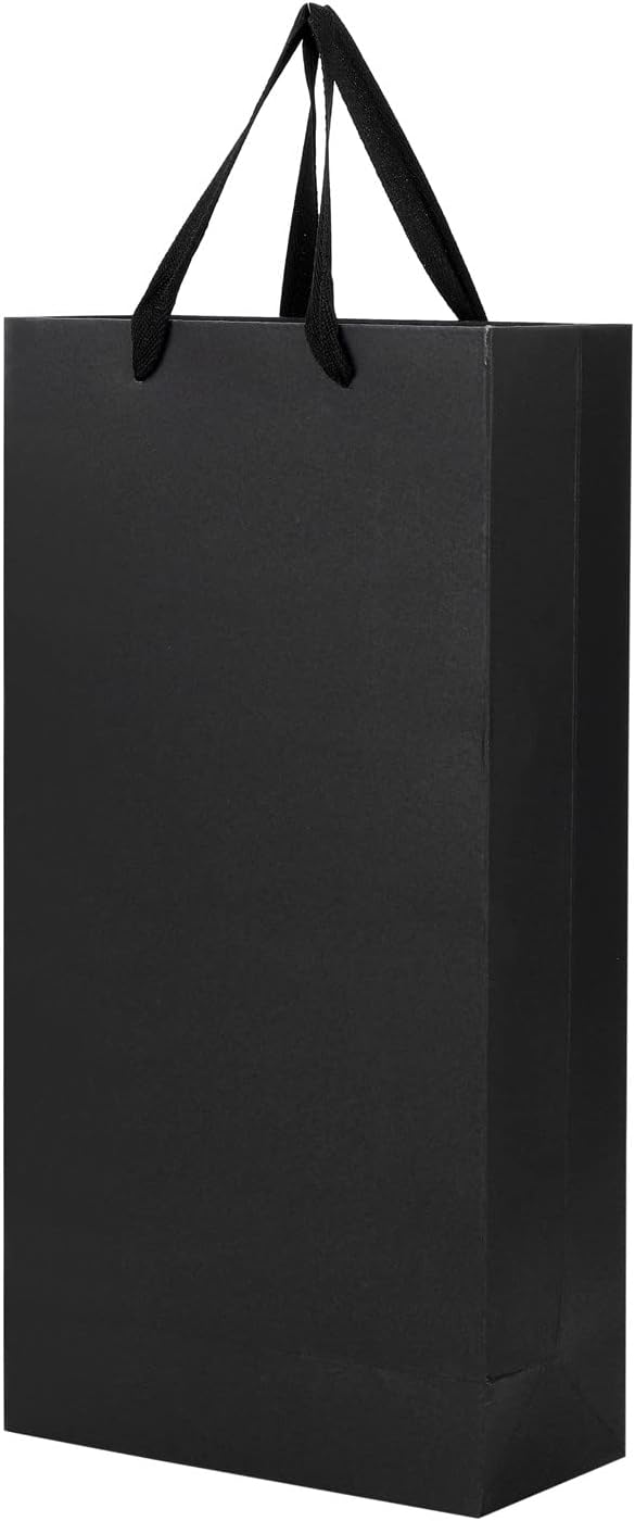 10枚入 ワインバッグ ワイン用 紙袋 手提げ袋 縦長 無地 丈夫 ワインボトル用バッグ 1本 2本用 ギフトバッグ ボトル 包装 日本酒 ボトルバッグ 結婚式 二次会 プレゼント お土産 業務用 ワイン袋 ラッピング バッグ 全国組立設置無料