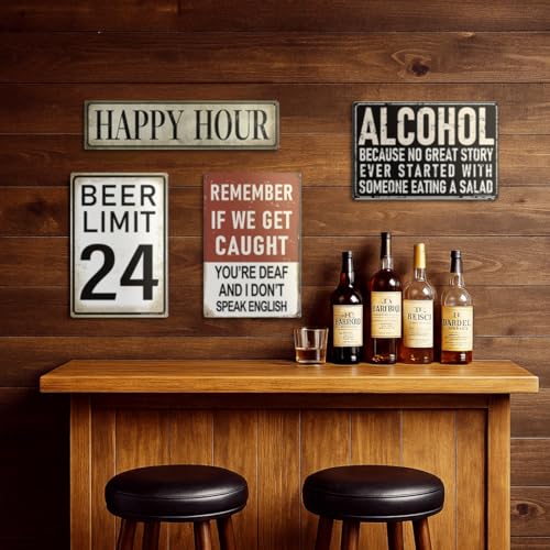 MOLESS 12x8″ Bar Sign | Funny Man Cave Decor, No Great Story Started, 2349 — view 4