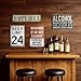 MOLESS Funny Bar Sign or Man Cave Decor | 12x8″ Durable Vintage Metal Beer Signs Wall Decorations for Home Bar/Basement/Garage/Mancave, 