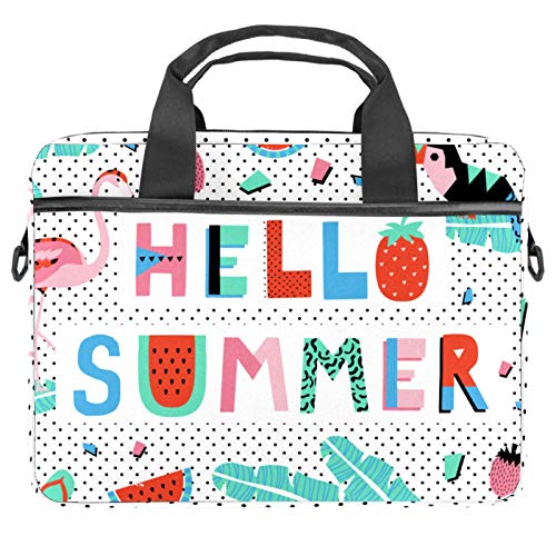 Maletín para portátil de 13.3 pulgadas Hello Summer acolchado contra golpes diarios