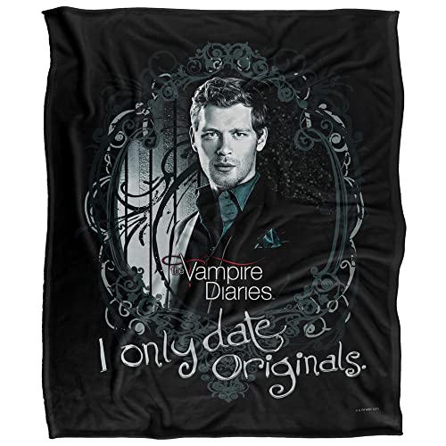 VAMPIRE DIARIES Silky Touch Kuscheldecke, Optimalweich, 152 x 127 cm